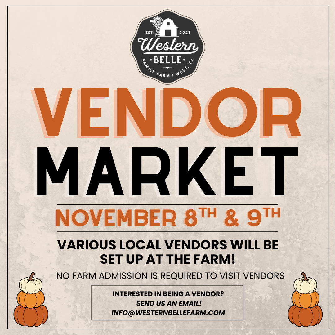 VENDOR MARKET 11/8